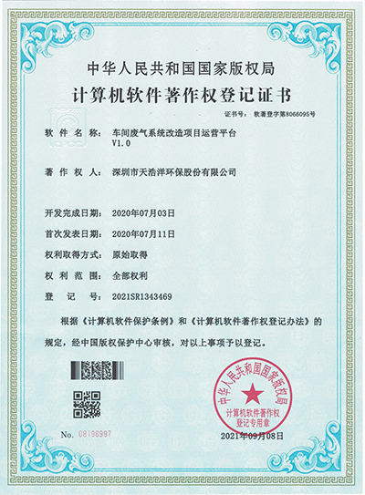 車間廢氣系統(tǒng)改造項目運營平臺 車間廢氣系統(tǒng)改造項目運營平臺